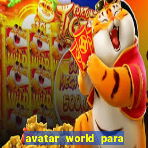 avatar world para colorir e imprimir